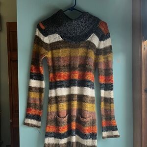 Chesley Autumn Striped Turtleneck Sweater